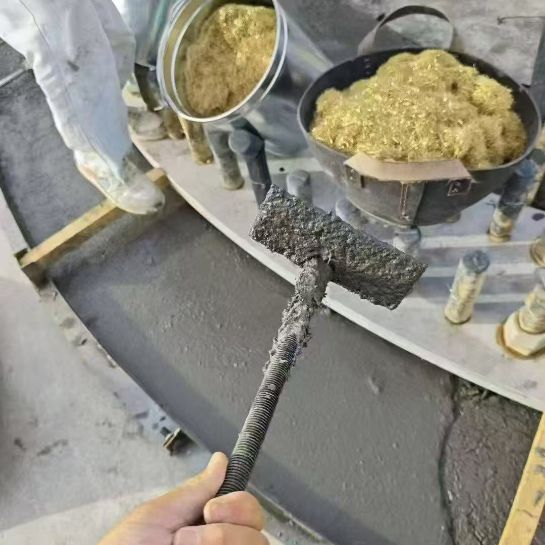 皇姑C120钢纤维高强无收灌浆料 轧机压缩机汽轮机发电机锻压设备底座灌浆材料